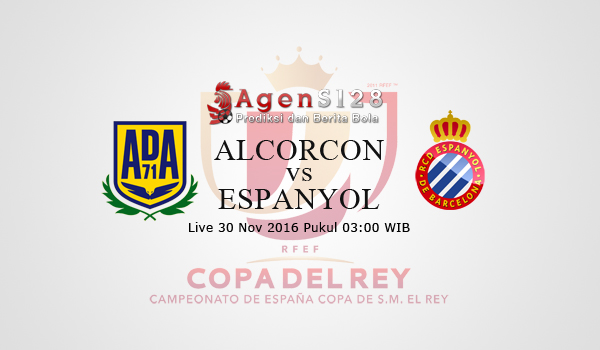 Prediksi Skor AD Alcorcon vs Espanyol 30 Nov 2016