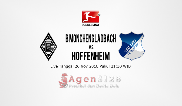 Prediksi Skor B Monchengladbach vs Hoffenheim 26 Nov 2016