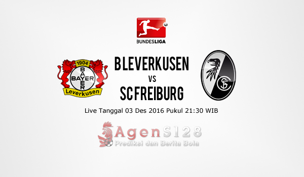 Prediksi Skor Bayer Leverkusen vs SC Freiburg 03 Des 2016