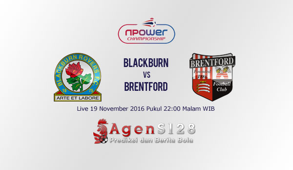 Prediksi Skor Blackburn Rovers vs Brentford 19 Nov 2016