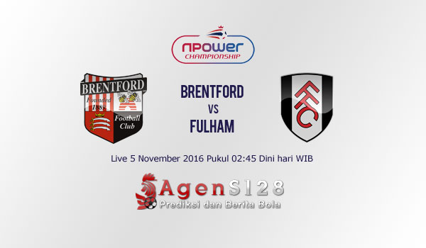 Prediksi Skor Brentford vs Fulham 5 Nov 2016