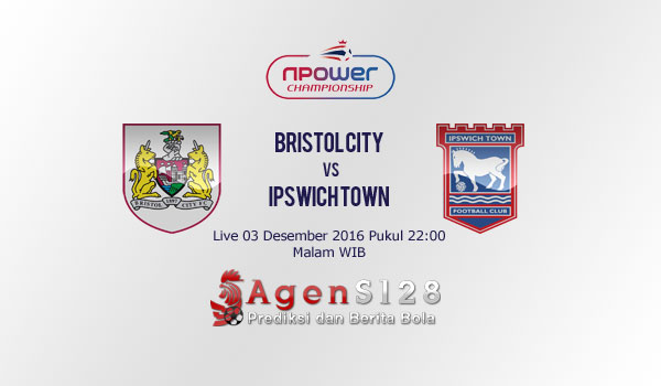 Prediksi Skor Bristol City vs Ipswich Town 03 Des 2016