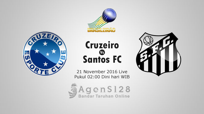 Prediksi Skor Cruzeiro vs Santos FC 21 Nov 2016