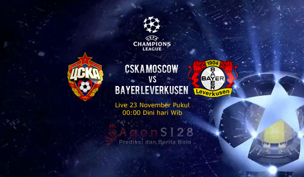 Prediksi Skor CSKA Moscow vs Bayer Leverkusen 23 Nov 2016