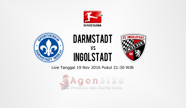 Prediksi Skor Darmstadt vs Ingolstadt 19 Nov 2016