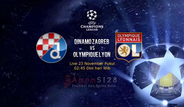 Prediksi Skor Dinamo Zagreb vs Olympique Lyon 23 Nov 2016