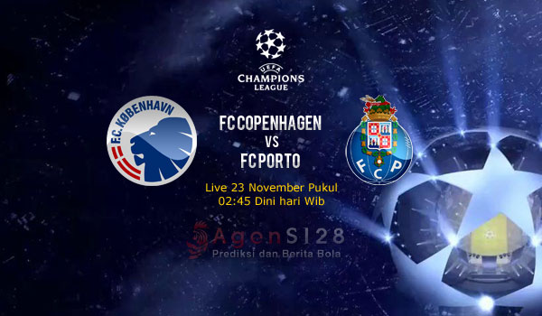 Prediksi Skor FC Copenhagen vs FC Porto 23 Nov 2016