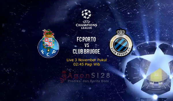 Prediksi Skor FC Porto vs Club Brugge 3 Nov 2016
