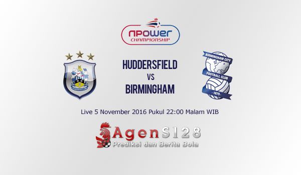 Prediksi Skor Huddersfield vs Birmingham 5 Nov 2016