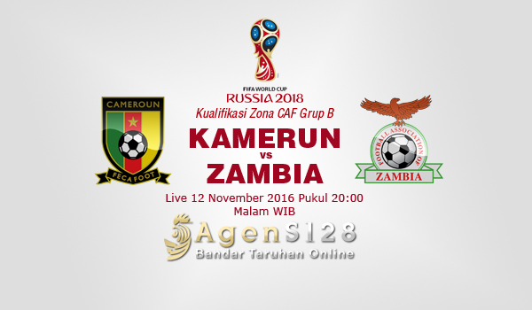 Prediksi Skor Kamerun vs Zambia 12 Nov 2016