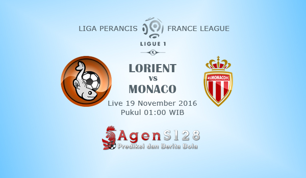 Prediksi Skor Lorient vs Monaco 19 Nov 2016