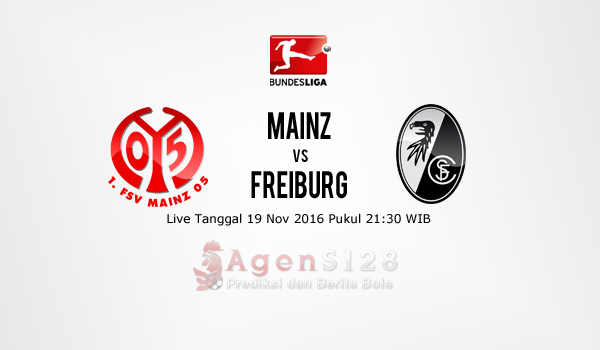 Prediksi Skor Mainz vs Freiburg 19 Nov 2016
