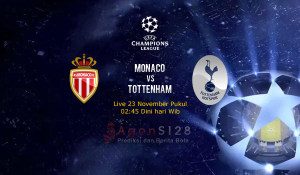 Prediksi Skor Monaco vs Tottenham 23 Nov 2016