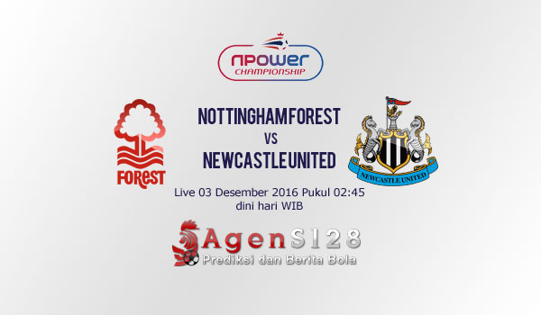 Prediksi Skor Nottingham Forest vs Newcastle United 03 Des 2016