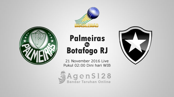 Prediksi Skor Palmeiras vs Botafogo RJ 21 Nov 2016