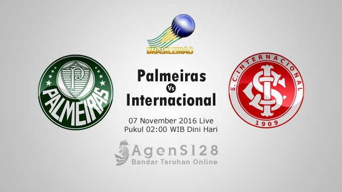 Prediksi Skor Palmeiras vs Internacional 7 Nov 2016