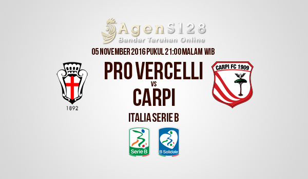 Prediksi Skor Pro Vercelli vs Carpi 5 Nov 2016