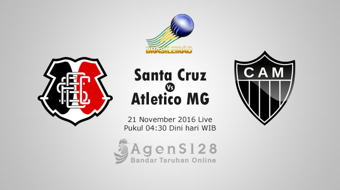 Prediksi Skor Santa Cruz vs Atletico MG 21 Nov 2016