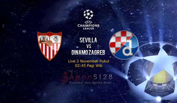 Prediksi Skor Sevilla vs Dinamo Zagreb 3 Nov 2016