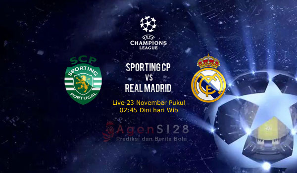 Prediksi Skor Sporting CP vs Real Madrid 23 Nov 2016