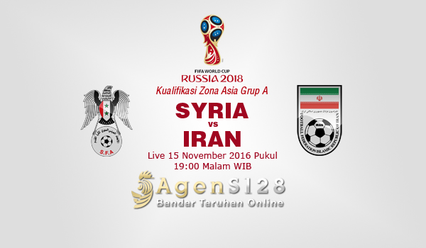 Prediksi Skor Syria vs Iran 15 Nov 2016