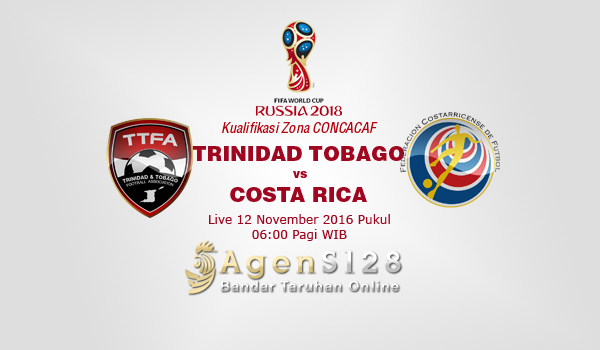 Prediksi Skor Trinidad Tobago vs Costa Rica 12 Nov 2016
