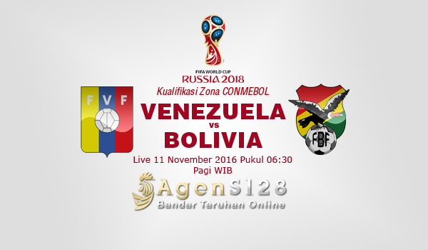Prediksi Skor Venezuela vs Bolivia 11 Nov 2016