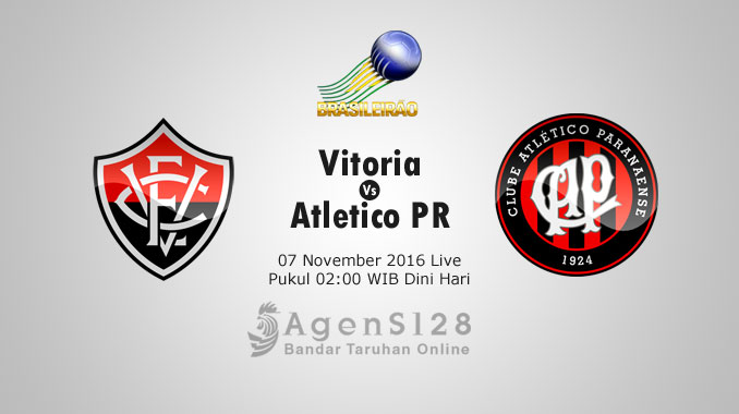 Prediksi Skor Vitoria vs Atletico PR 7 Nov 2016