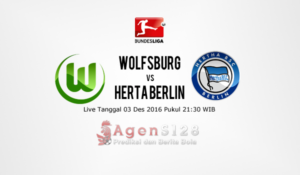 Prediksi Skor Wolfsburg vs Herta Berlin 03 Des 2016