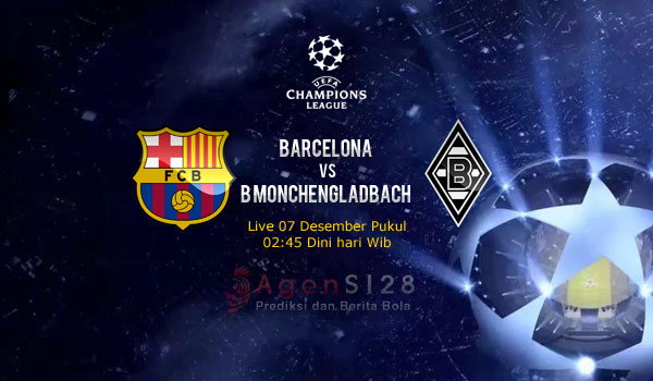 Prediksi Skor Barcelona vs B Monchengladbach 07 Des 2016