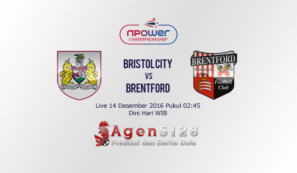 Prediksi Skor Bristol City vs Brentford 14 Des 2016