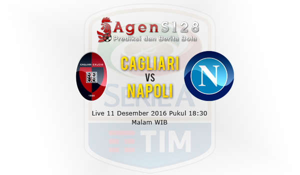 Prediksi Skor Cagliari vs Napoli 11 Des 2016