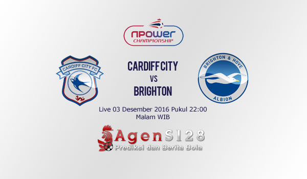 Prediksi Skor Cardiff City vs Brighton 03 Des 2016