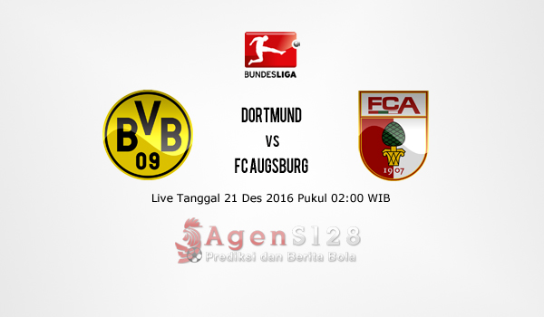 Prediksi Skor Dortmund vs FC Augsburg 21 Des 2016