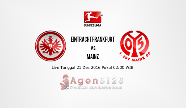 Prediksi Skor Eintracht Frankfurt vs Mainz 21 Des 2016