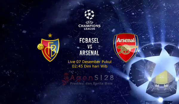Prediksi Skor FC Basel vs Arsenal 07 Des 2016