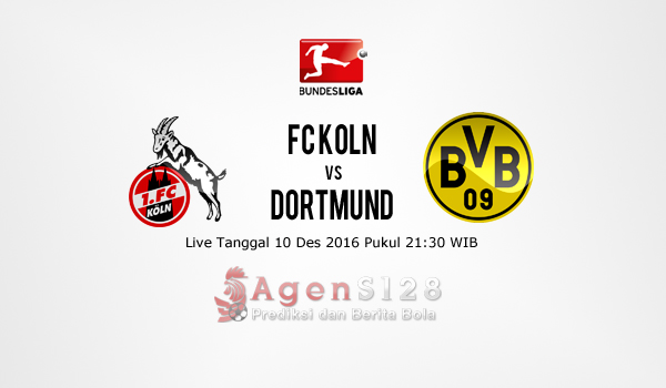 Prediksi Skor FC Koln vs Dortmund 10 Des 2016