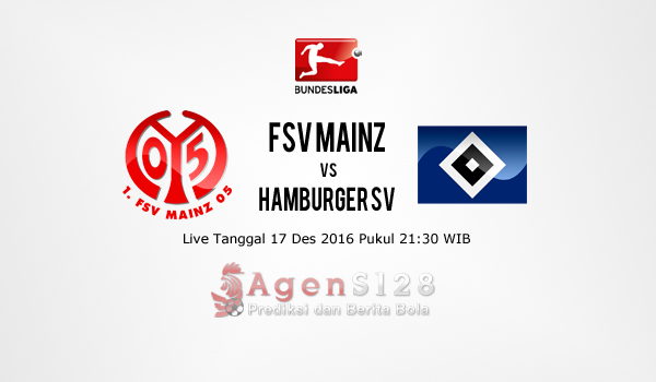 Prediksi Skor FSV Mainz vs Hamburg SV 17 Des 2016