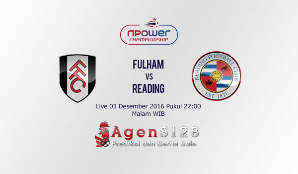 Prediksi Skor Fulham vs Reading 03 Des 2016