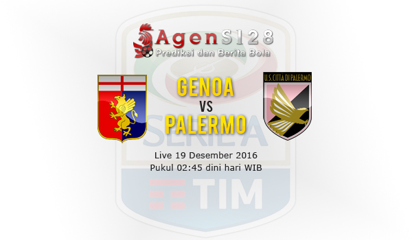 Prediksi Skor Genoa vs Palermo 19 Des 2016