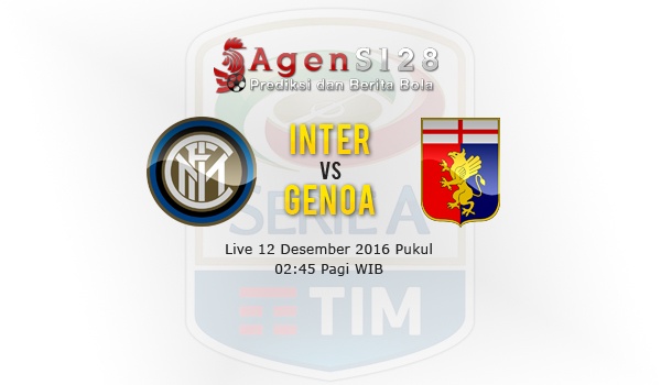 Prediksi Skor Internazionale vs Genoa 12 Des 2016