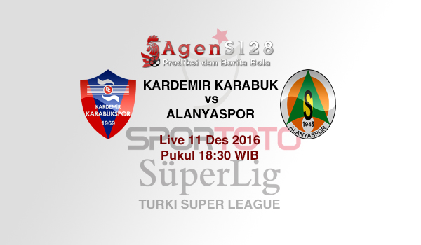 Prediksi Skor Kardemir Karabuk vs Alanyaspor 11 Des 2016