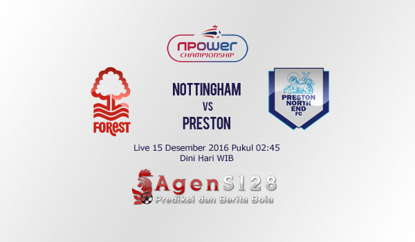 Prediksi Skor Nottingham Forest vs Preston 15 Des 2016