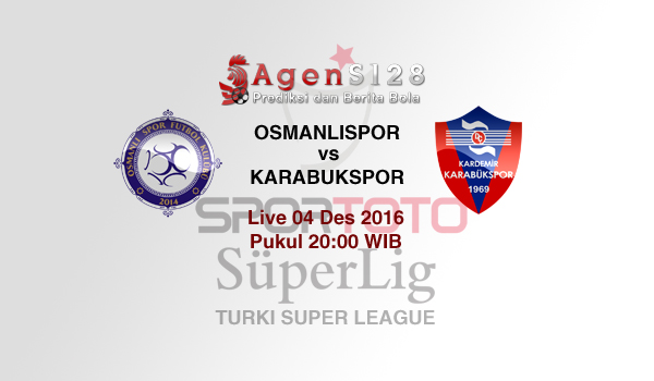 Prediksi Skor Osmanlispor vs Karabukspor 04 Des 2016