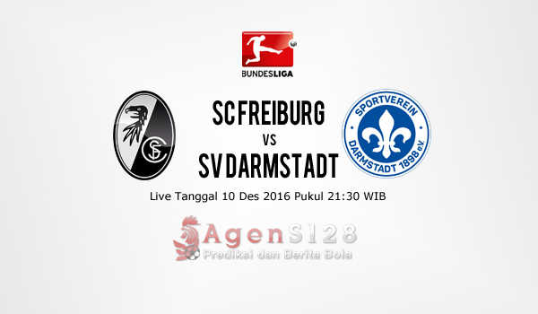 Prediksi Skor SC Freiburg vs SV Darmstadt 10 Des 2016