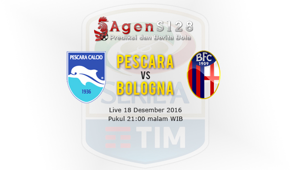 Prediksi Skor US Pescara vs Bologna 18 Des 2016