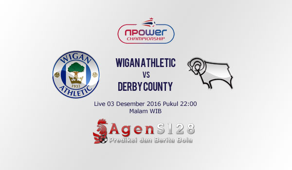 Prediksi Skor Wigan Athletic vs Derby County 03 Des 2016